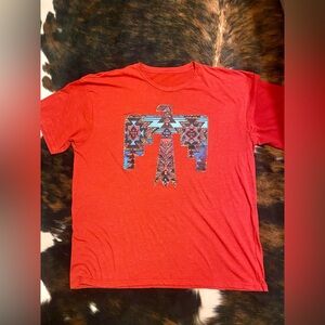 Aztec print thunderbird shirt